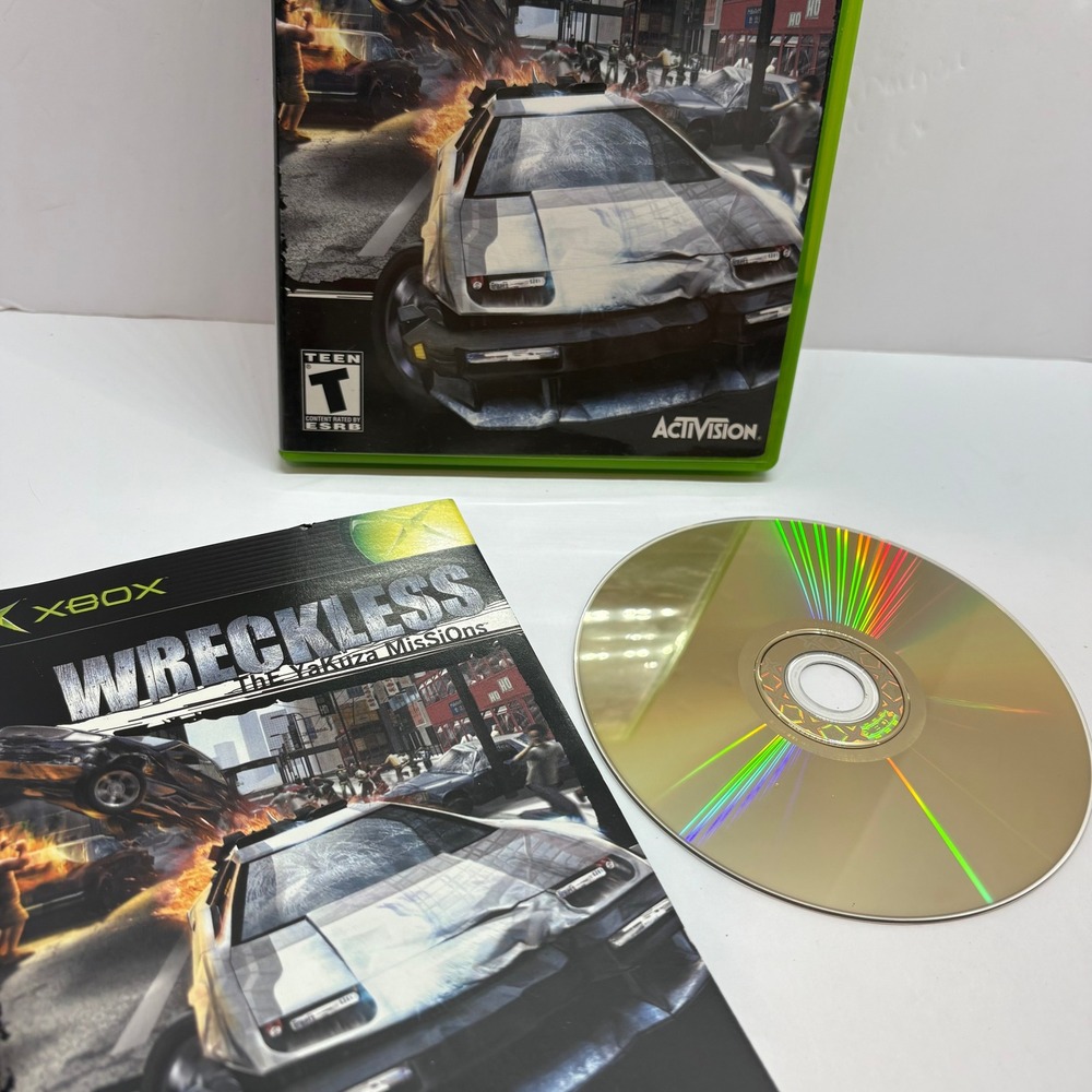 CIB Video Game Wreckless The Yakuza Missions Xbox Activision